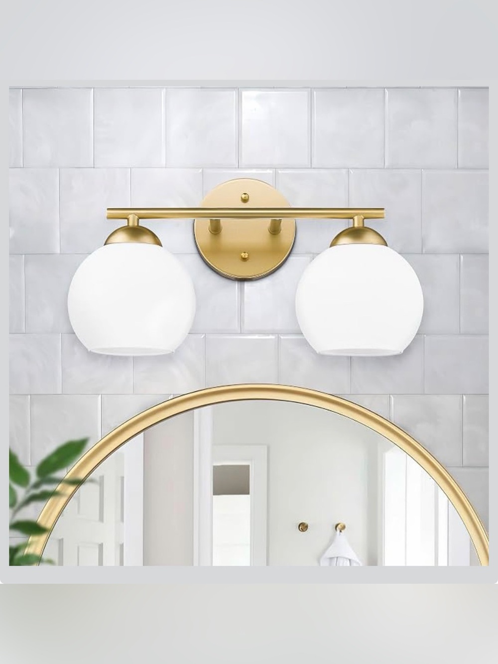 💡💡💡Emak Lighting Gold & White 2 lights